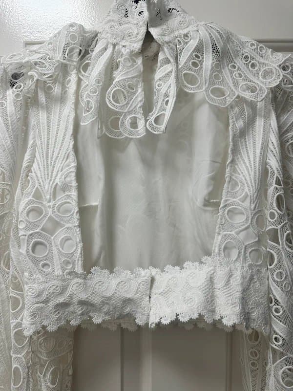 ASOS Lace crop shirt.