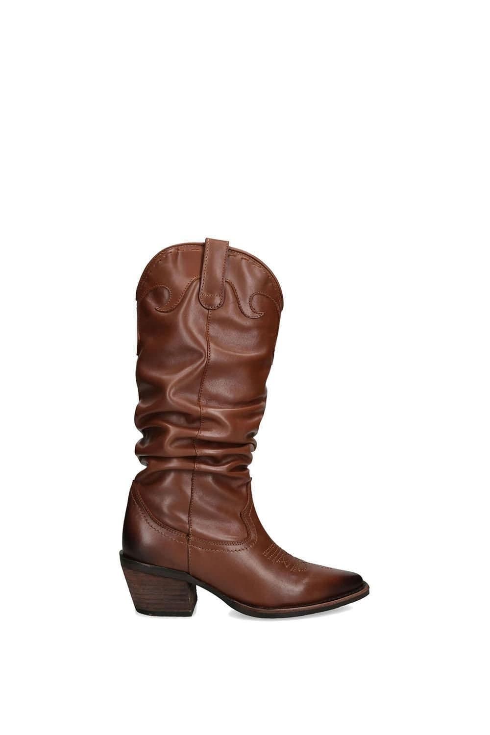Steve Madden Steve Madden Stage Brown Leather Boots
