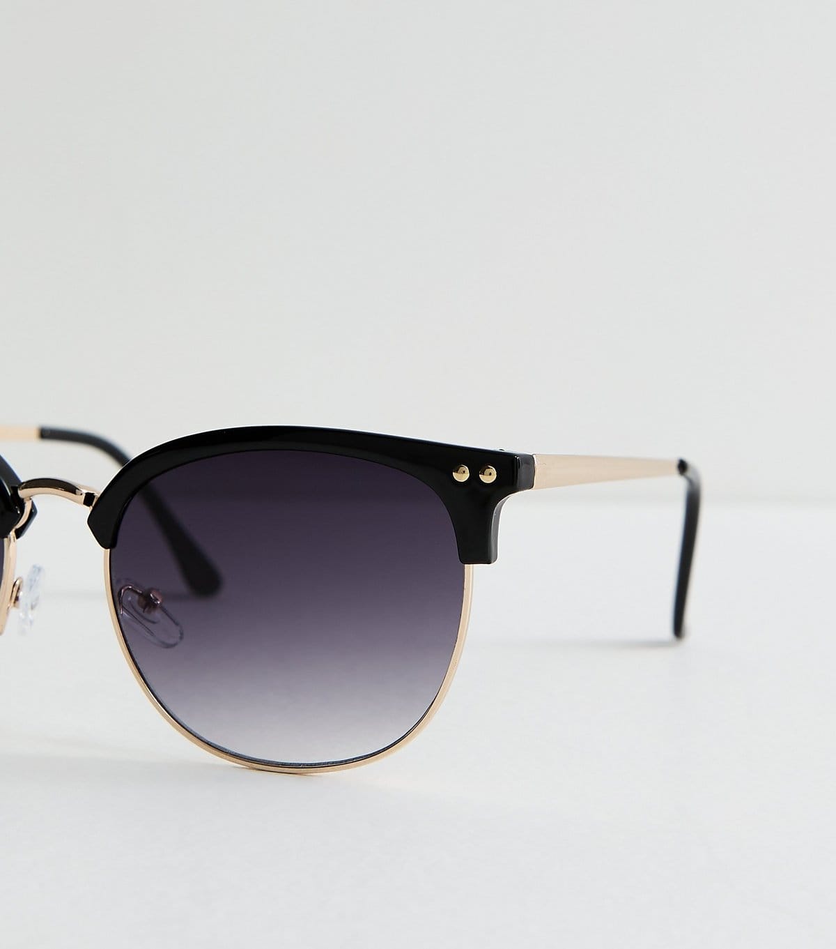 New Look Black Round Frame Sunglasses New Look - 4