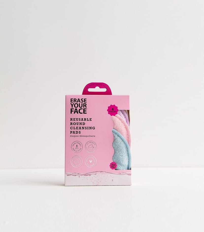 New Look Danielle Creations Pack of 4 Multicolour Erase Your Face Cleansing Pads New Look - 1