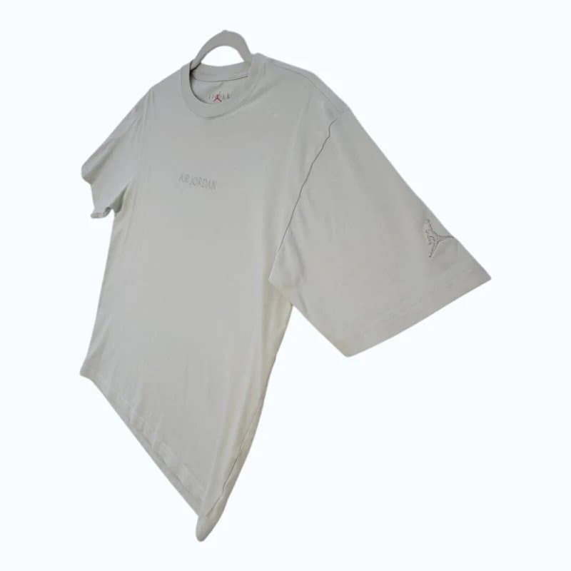air jordan Air Jordan T-Shirt Men's UK Size S Grey Embroidered Logo
