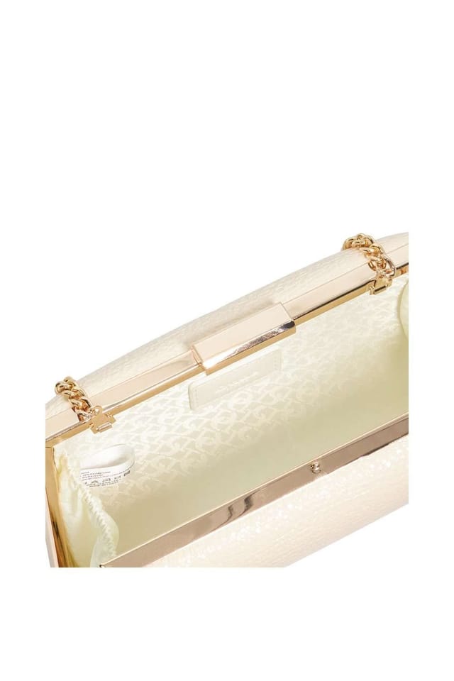 Dune London Dune London Women's 'Bellaria' Clutch in White - 3