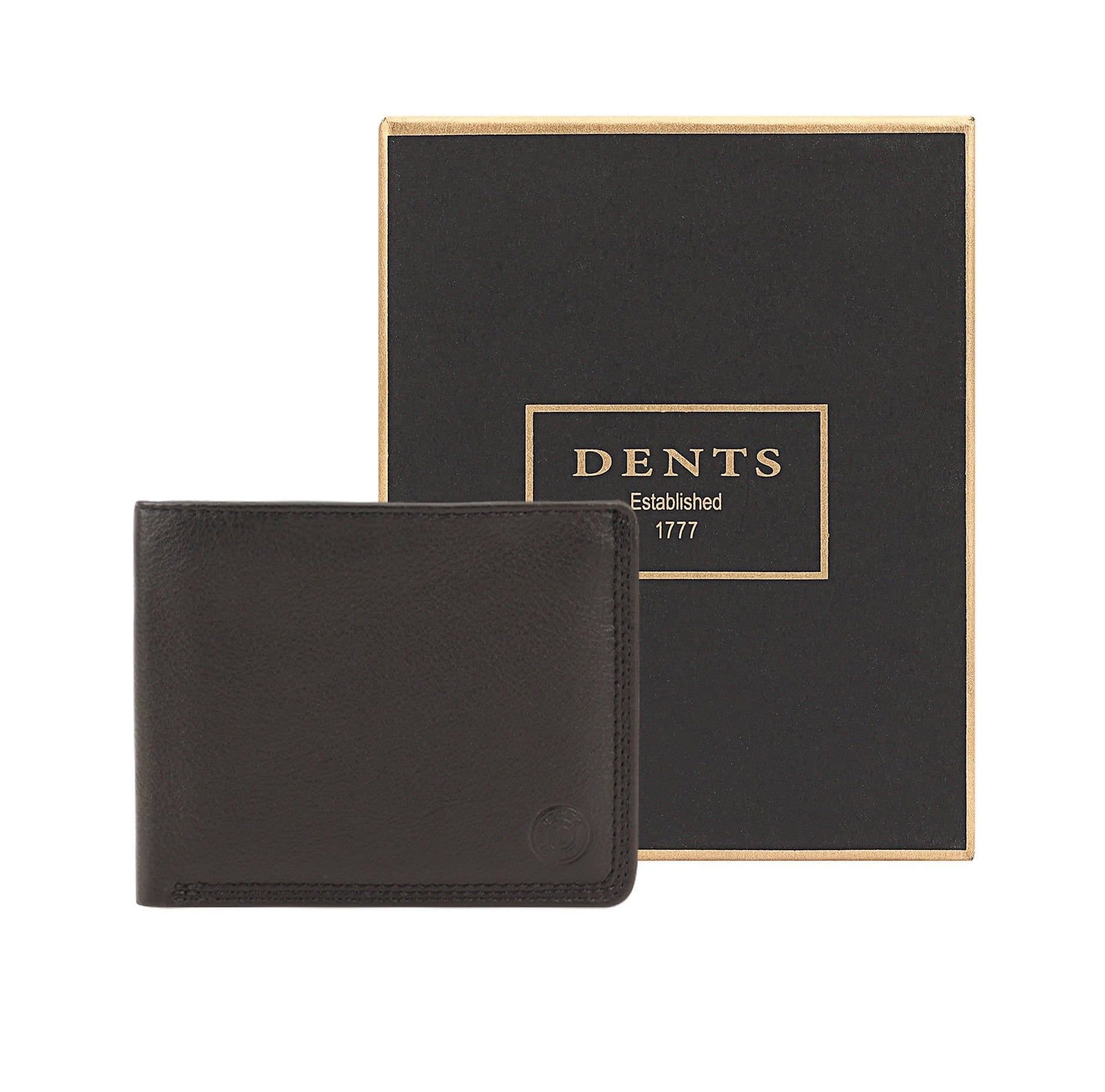 Dents Dents Men's Cody Leather Wallet in Black