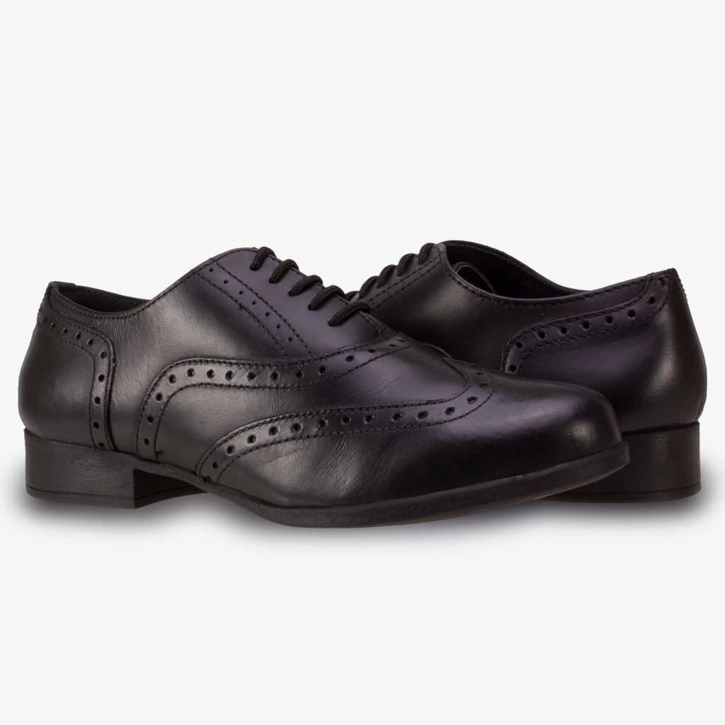 Term Footwear Term Footwear Women's Bella Leather Brogue in Black