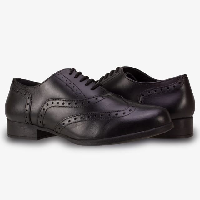 Term Footwear Term Footwear Women's Bella Leather Brogue in Black - 2