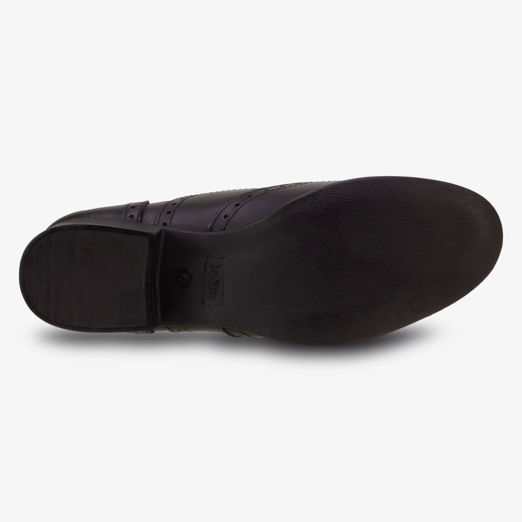 Term Footwear Term Footwear Women's Bella Leather Brogue in Black - 4