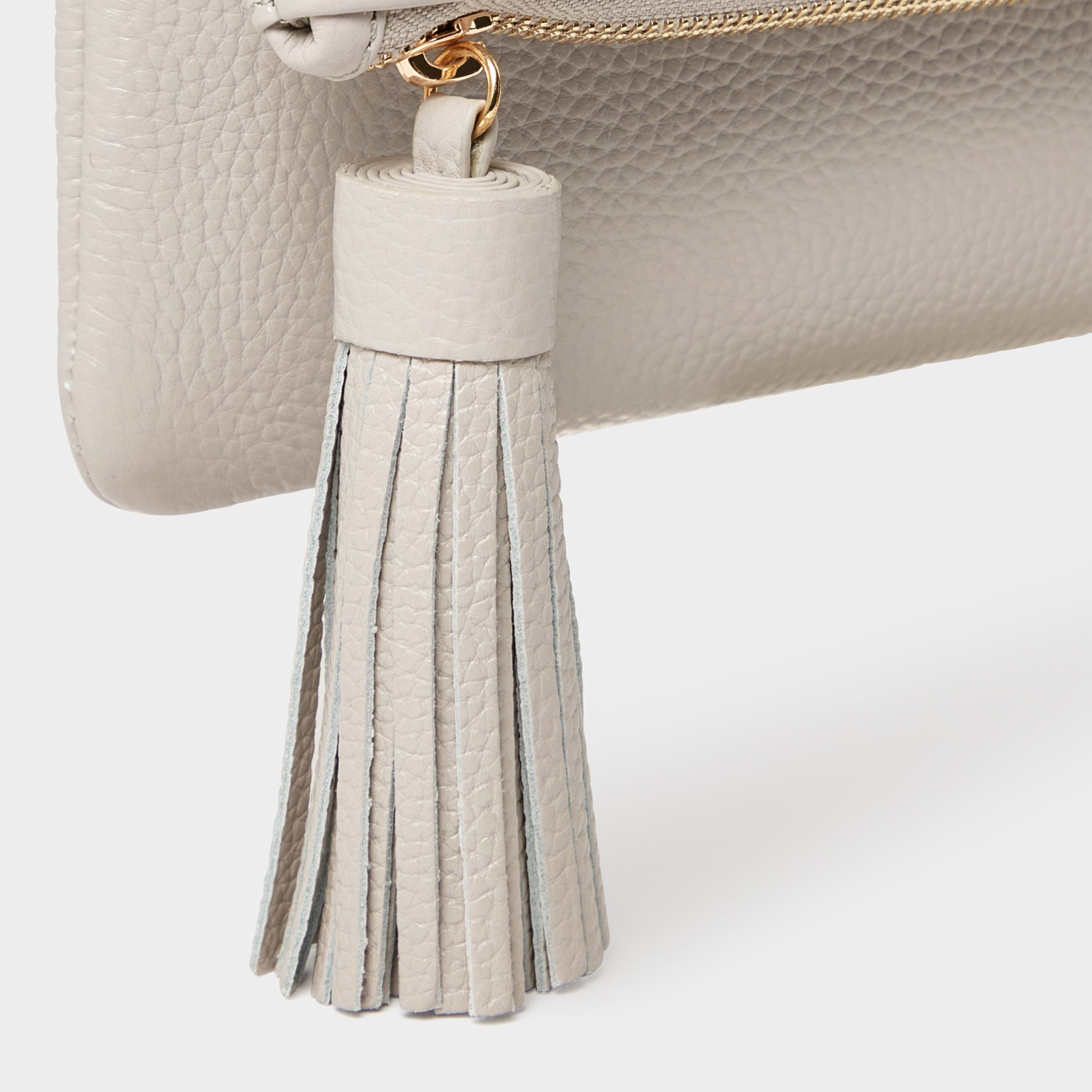 OSPREY LONDON OSPREY LONDON Women's The Bexley Leather Clutch Bag in Taupe - 4