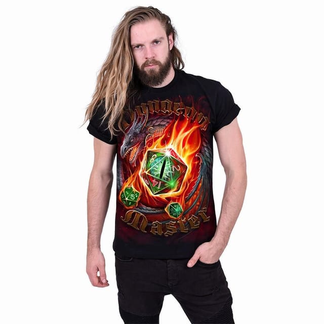 Spiral Spiral Men's DUNGEON MASTER - T-Shirt Black - 3
