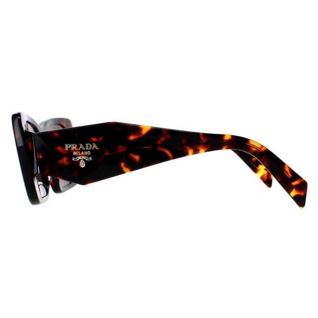 Prada Prada Women's Rectangle Honey Havana Dark Brown PR08YS - 3