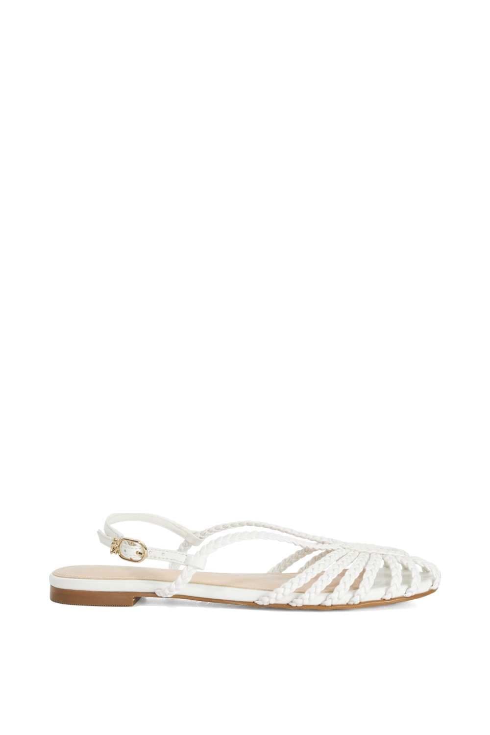 Dune London Dune London Women's 'Hoopla' Strappy Sandals in White
