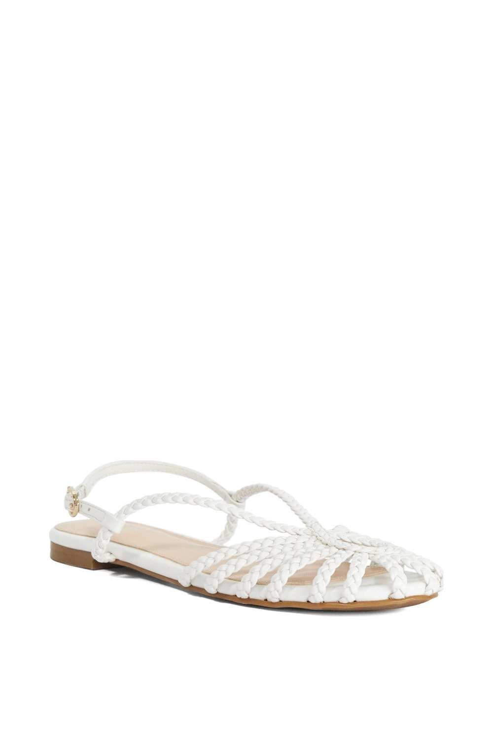 Dune London Dune London Women's 'Hoopla' Strappy Sandals in White - 2