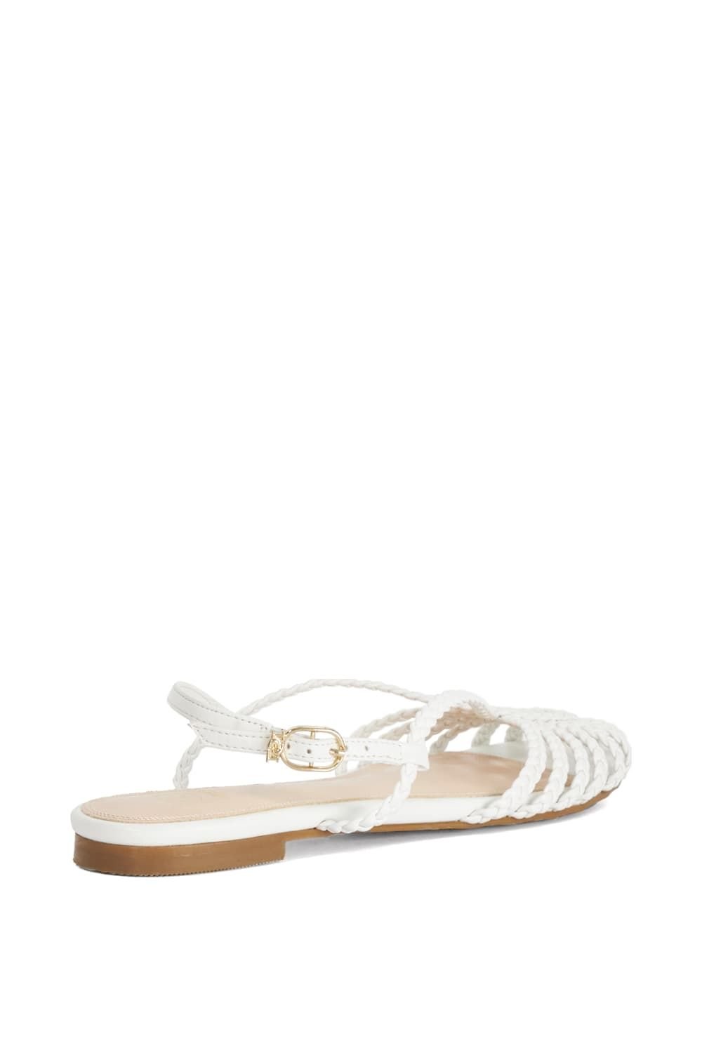 Dune London Dune London Women's 'Hoopla' Strappy Sandals in White - 3