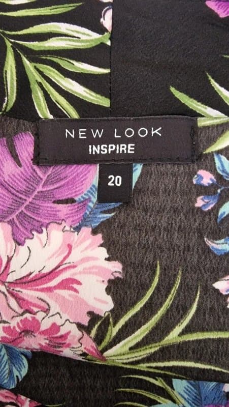 New Look New look black floral kimono
