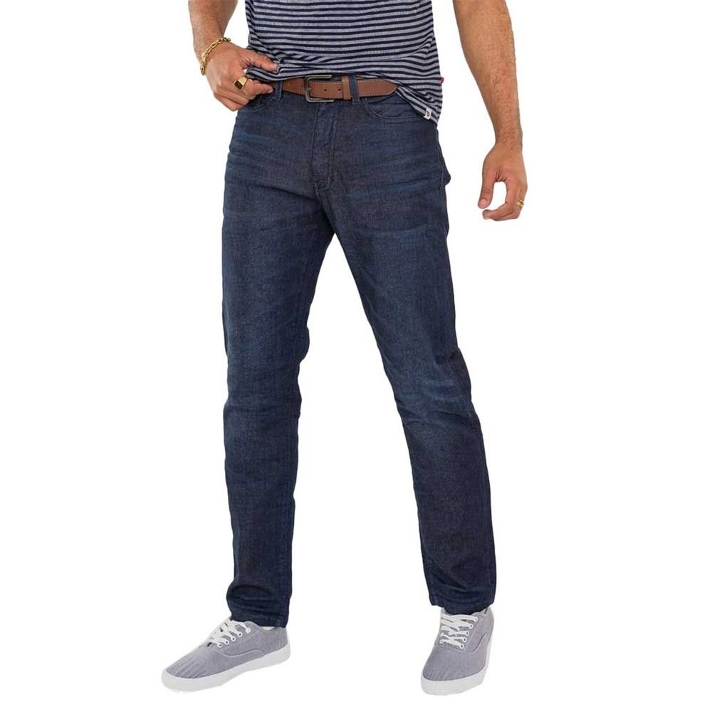Duke Clothing Duke Clothing Men's D555 Impala Denim 1959 Stretch Kingsize Jeans in Dark Blue - 3