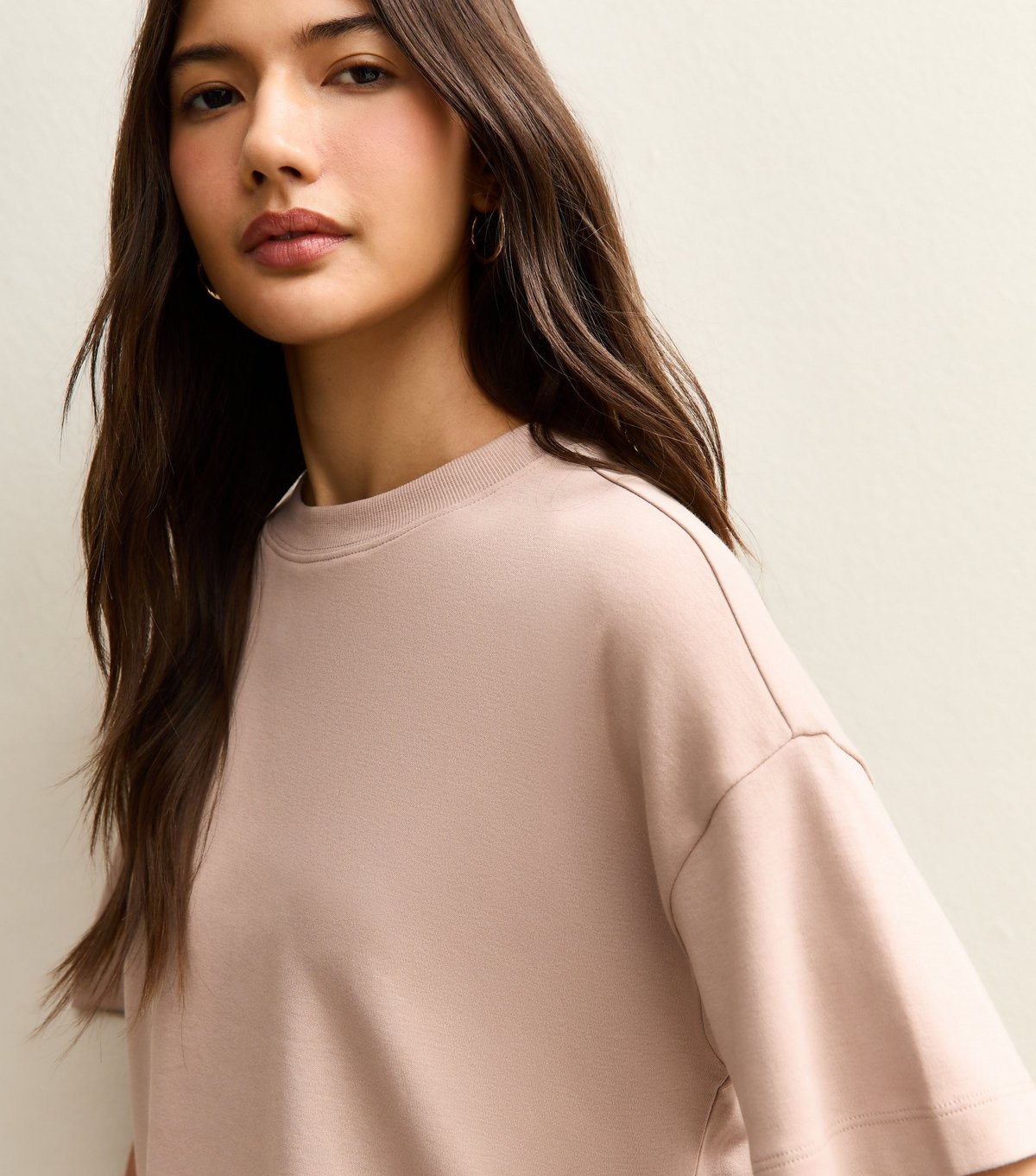 New Look Women's Premium Mink Heavyweight Cotton Boxy Fit T-Shirt New Look - 2