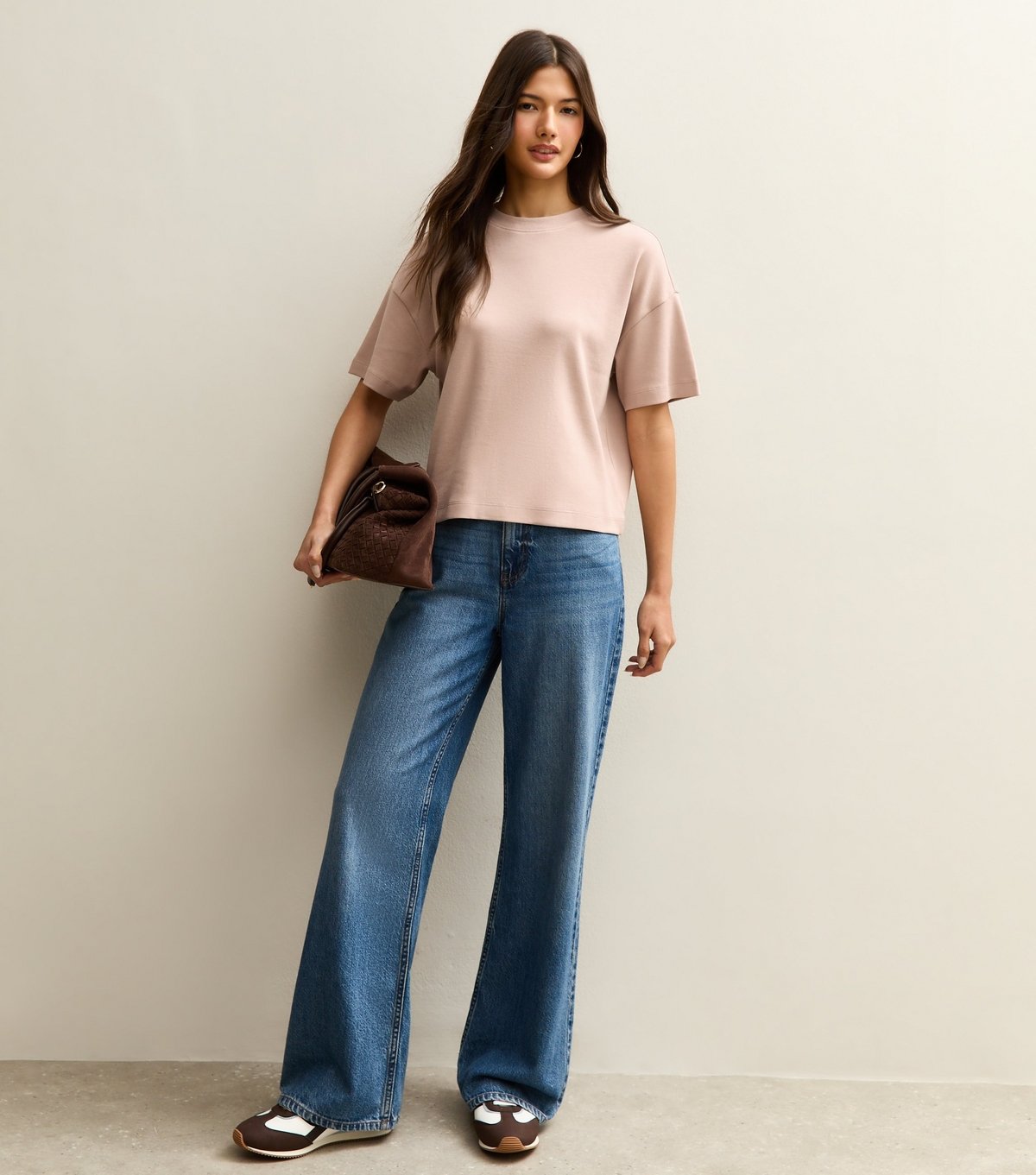 New Look Women's Premium Mink Heavyweight Cotton Boxy Fit T-Shirt New Look - 3