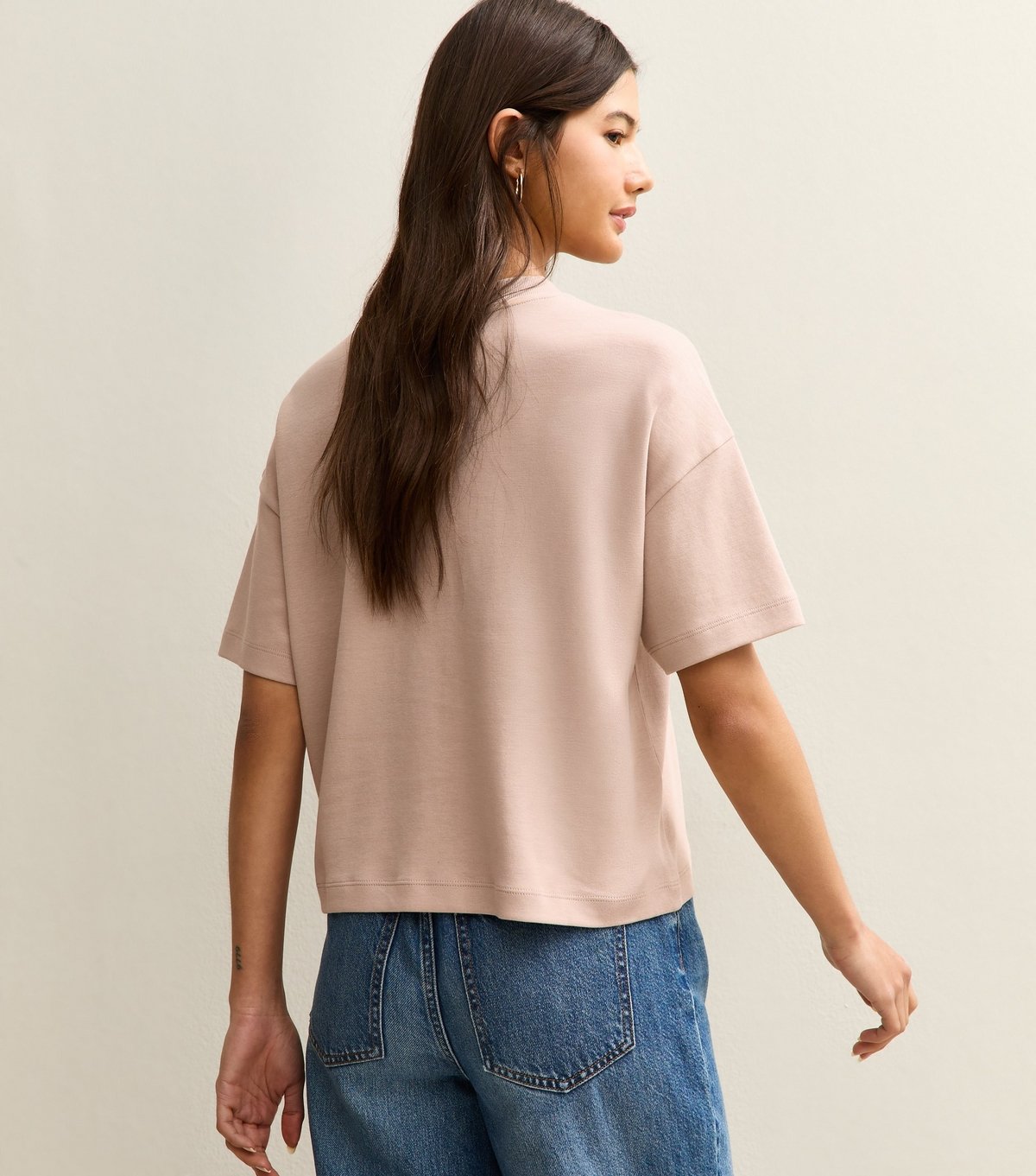 New Look Women's Premium Mink Heavyweight Cotton Boxy Fit T-Shirt New Look - 4