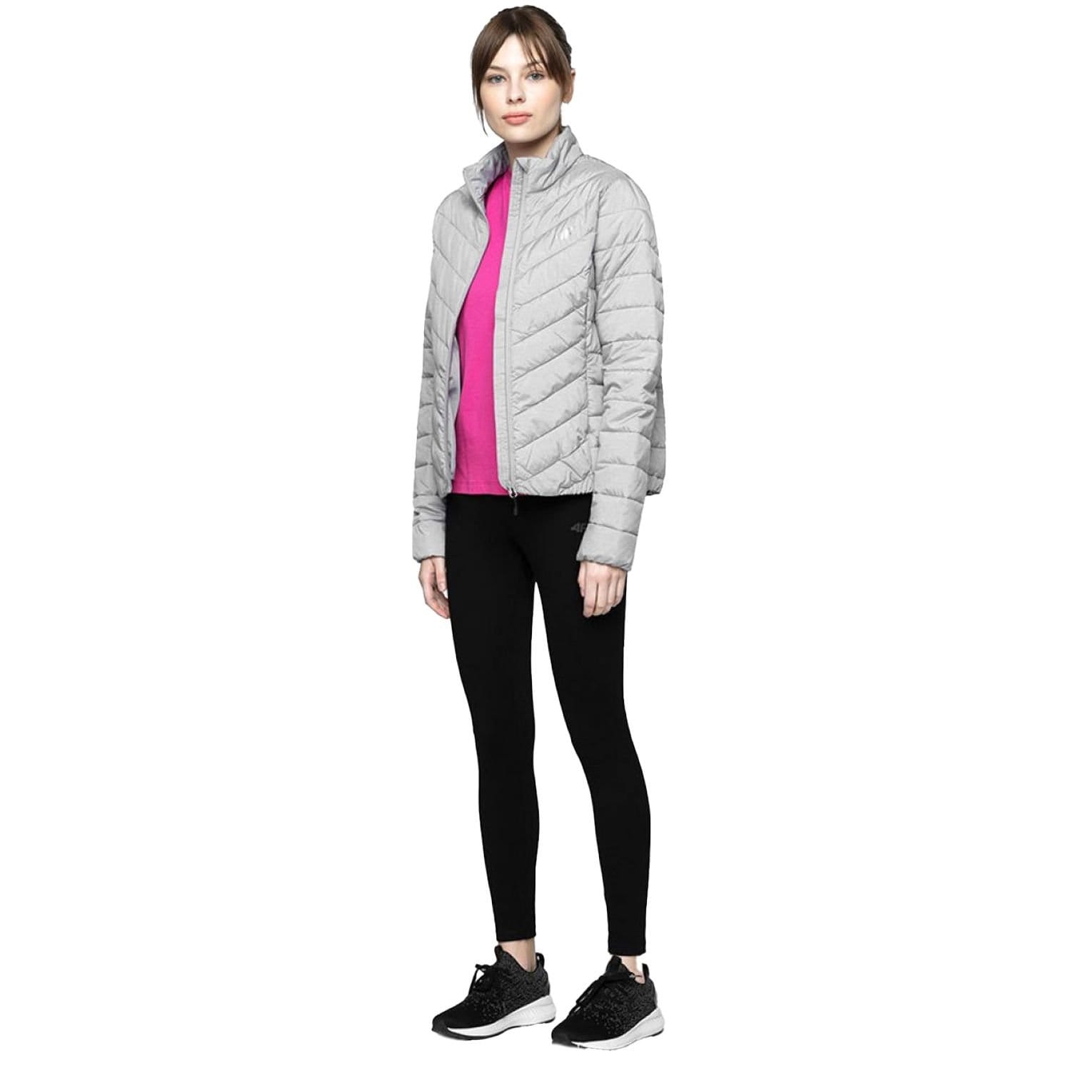4F 4F Women's H4L21-KUDP003 Padded Jacket in Grey - 4