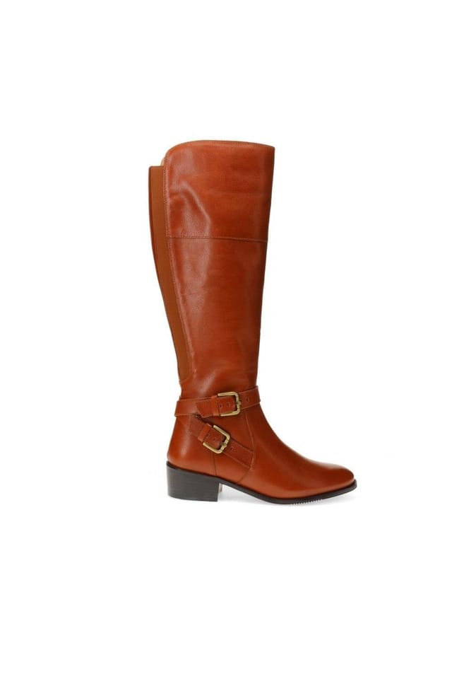 Jones Bootmaker Jones Bootmaker Women's Phoebe L Calf Leather Knee-High Boots in Tan - 3