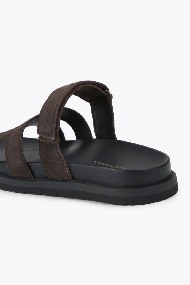 KG Kurt Geiger KG Kurt Geiger Men's 'Palermo' Suede Sandals in Brown - 3