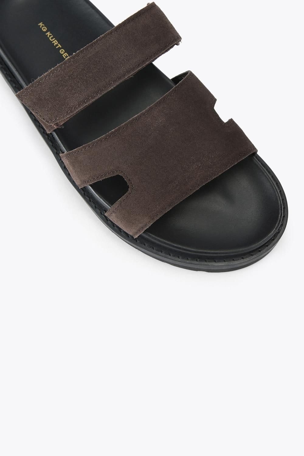 KG Kurt Geiger KG Kurt Geiger Men's 'Palermo' Suede Sandals in Brown - 4