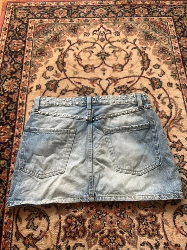 Bershka bershka embellished mini skirt