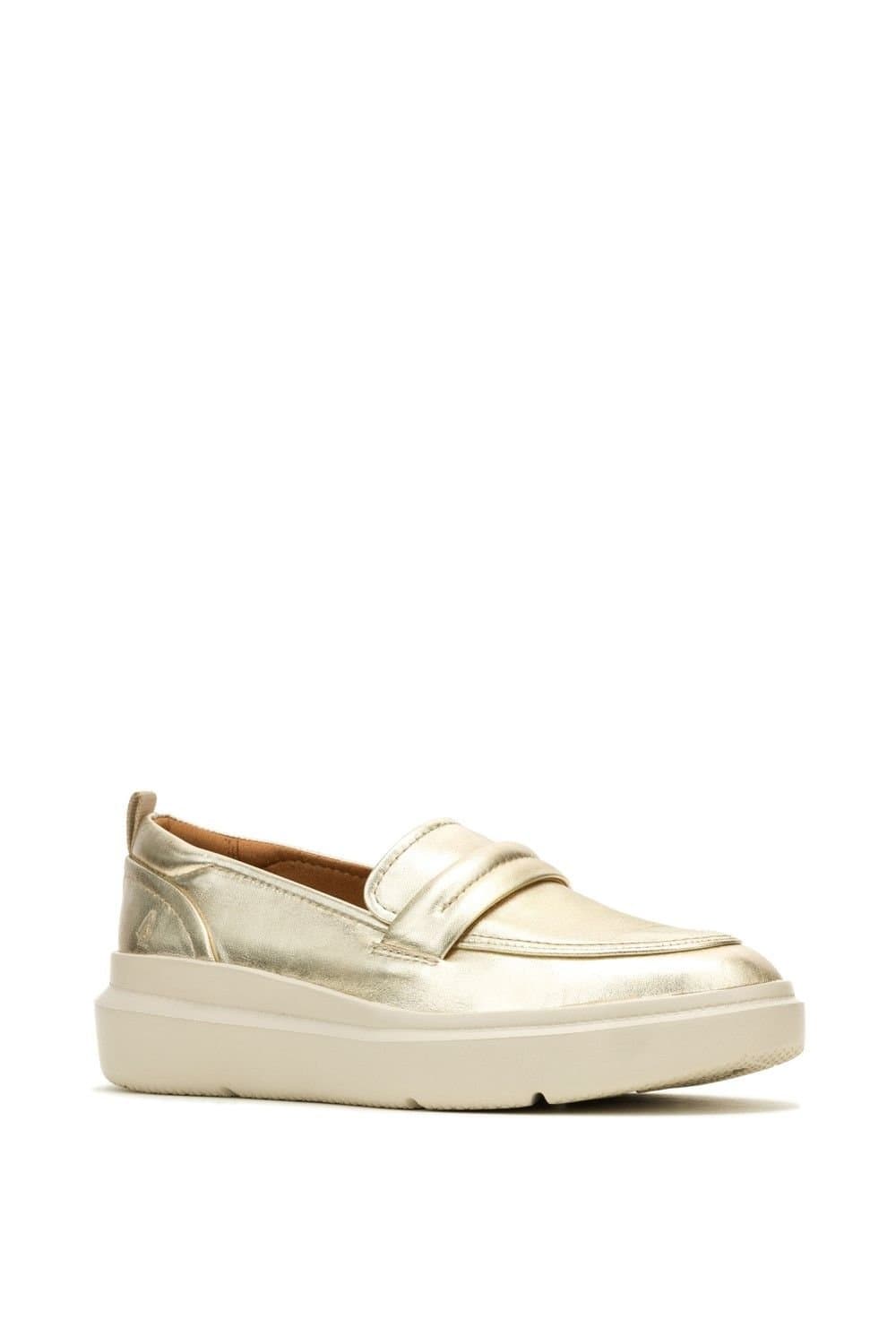 Hush Puppies Hush Puppies Women's Joy Penny Loafer in Metallic Gold
