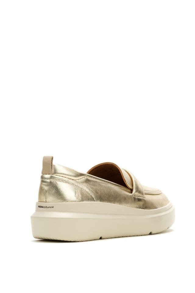 Hush Puppies Hush Puppies Women's Joy Penny Loafer in Metallic Gold - 2
