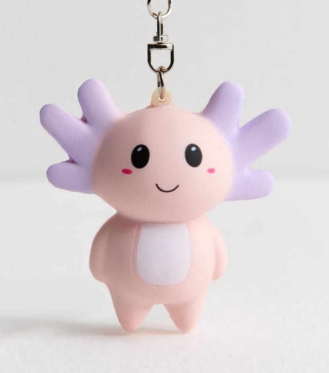 New Look Pink Axolotl Keyring New Look - 2