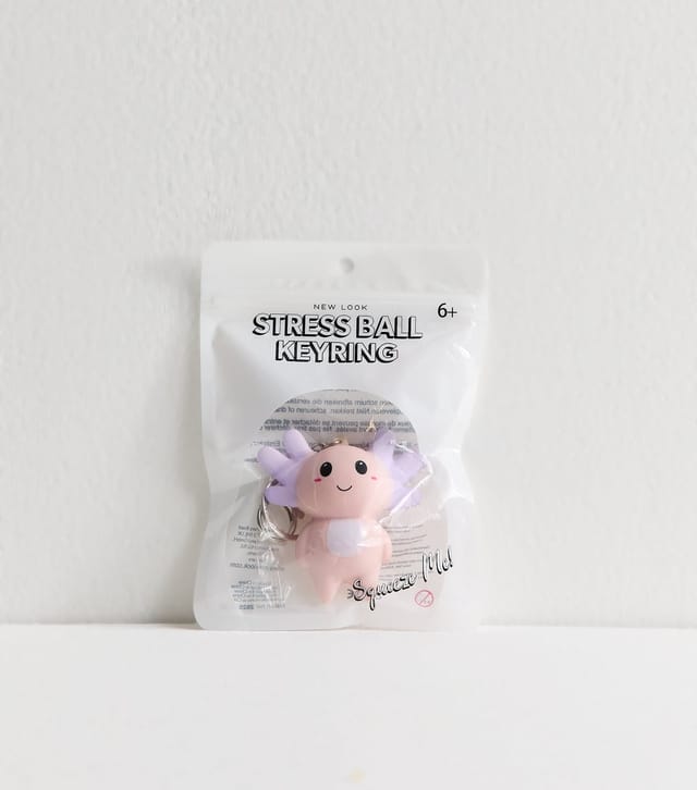 New Look Pink Axolotl Keyring New Look - 3