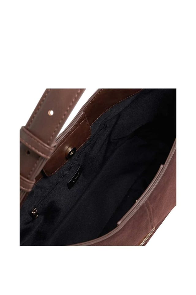 Dune London Dune London Women's 'Delightfully' Suede Shoulder Bag in Brown - 3