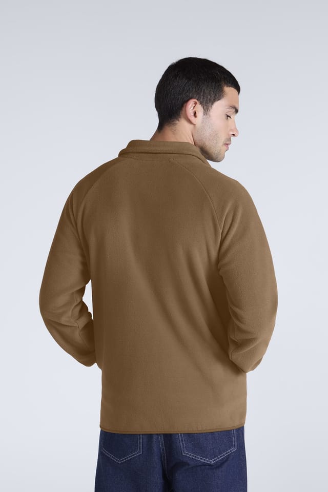 Animal Animal Men's 'Stockholm' Full Zip Breathable Soft Warm & Cosy Snug Fit Fleece in Mustard - 3