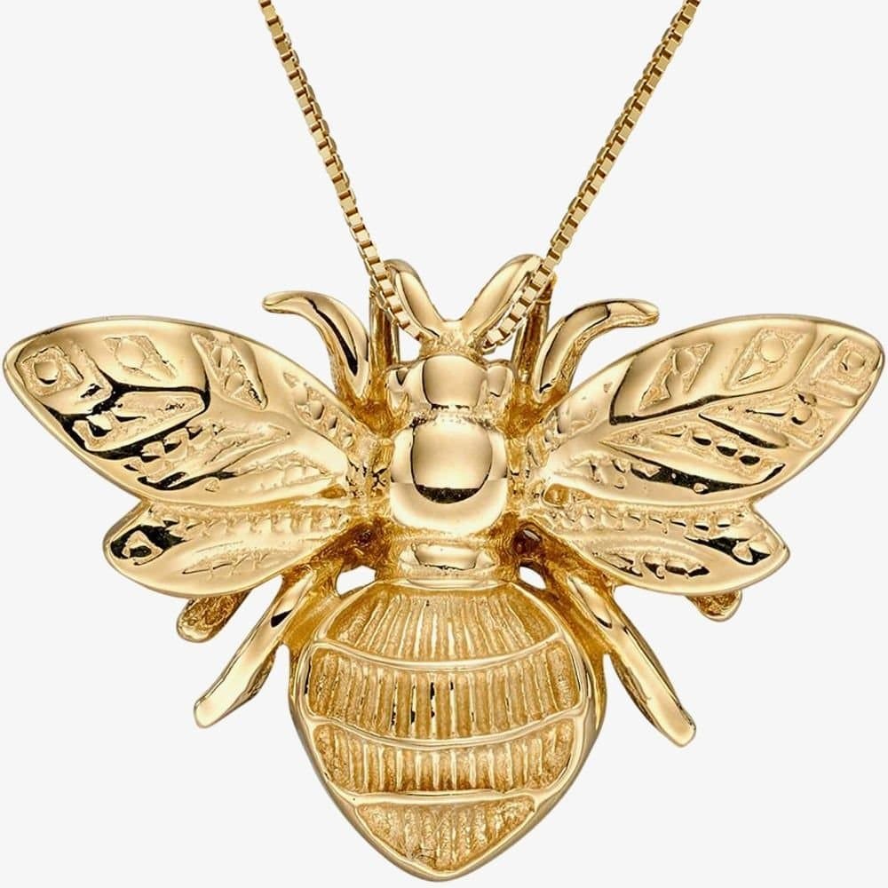 T.H.Baker T.H.Baker Women's 9ct Yellow Gold Bumblebee Necklace GP2151 GN141