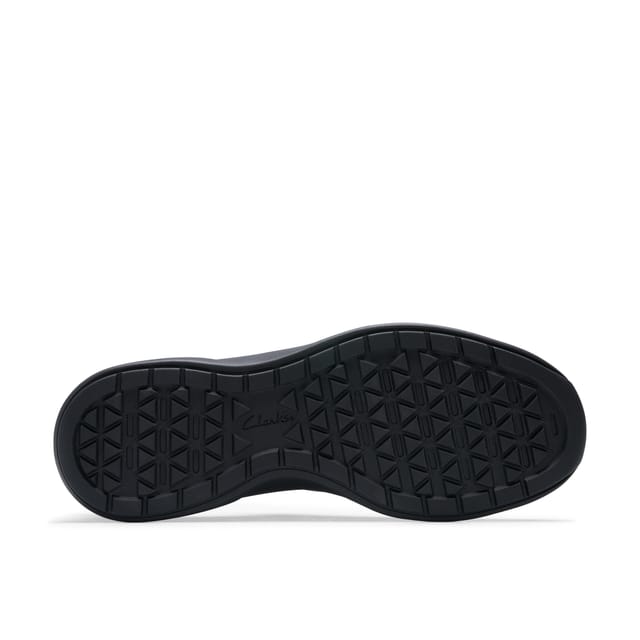 Clarks Clarks Men's Mullan Easy Black Leather Lace Up, Trainers - 3