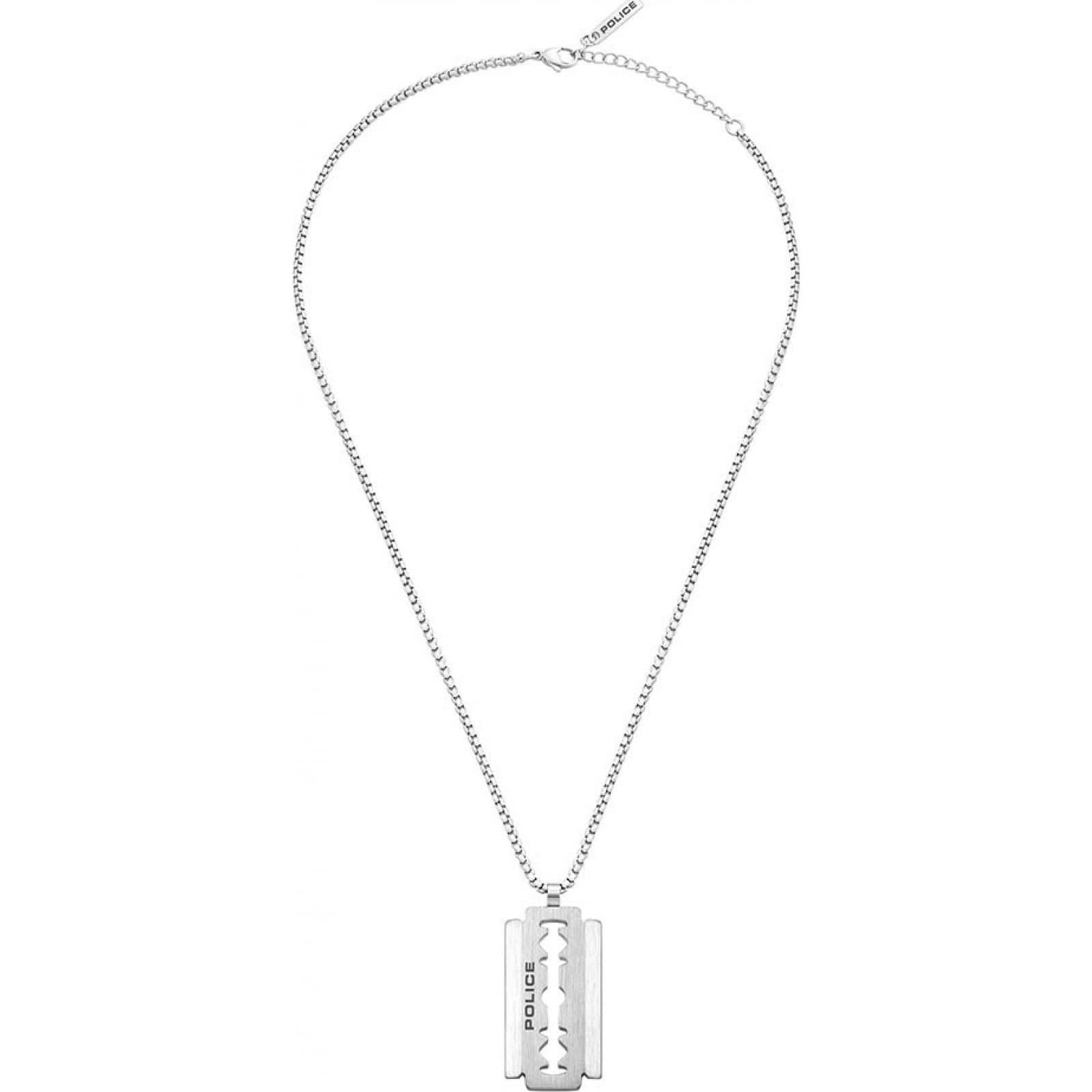 Police Police Men's PEAGN0005501 Necklace in Silver