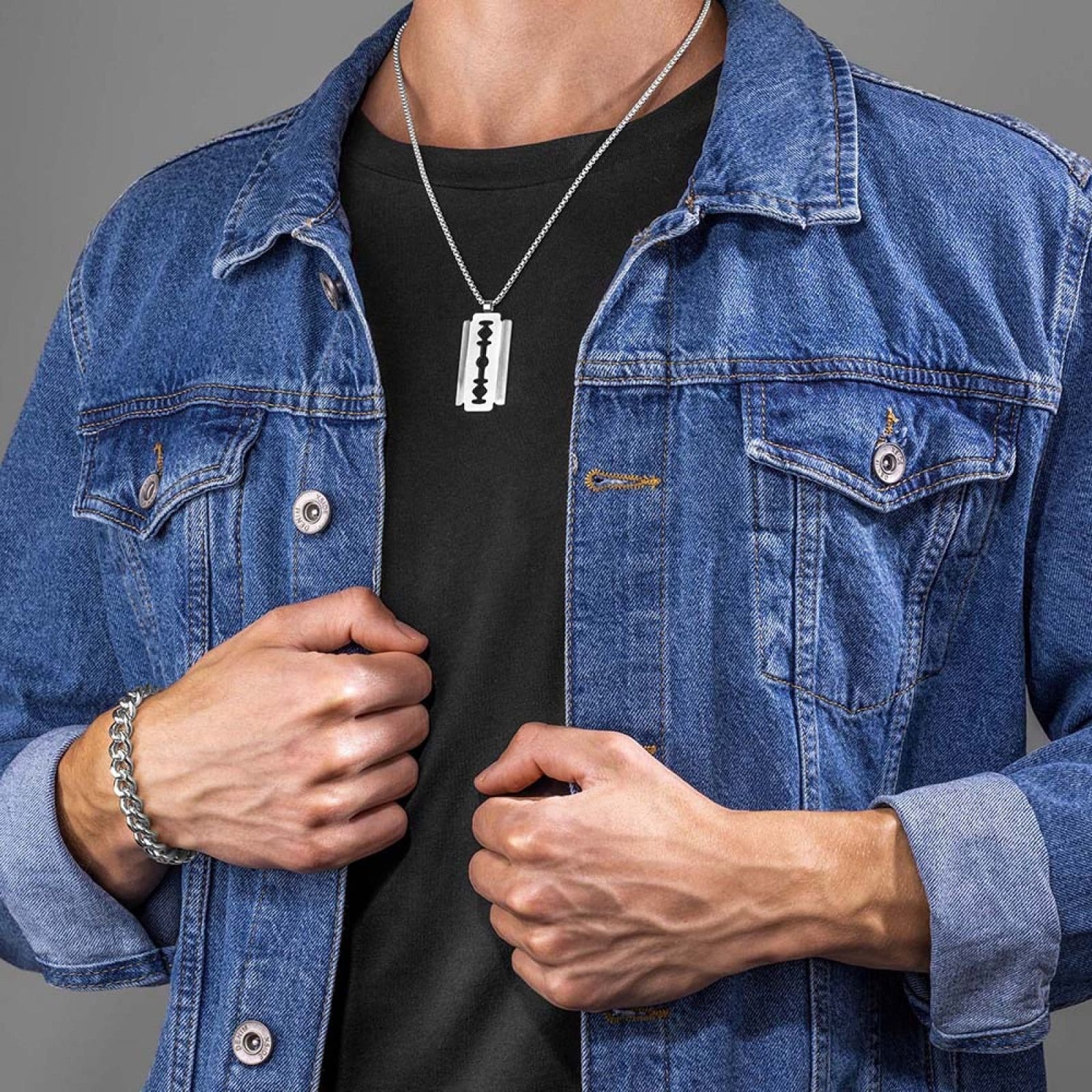 Police Police Men's PEAGN0005501 Necklace in Silver - 4
