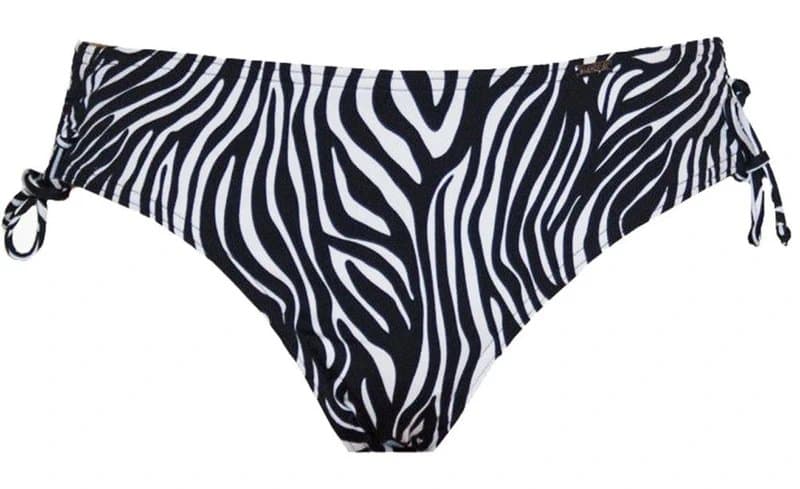 Triumph Triumph 4 Your Style Low Rise Midi Bikini Bottom Black Zebra Print (M014) 8