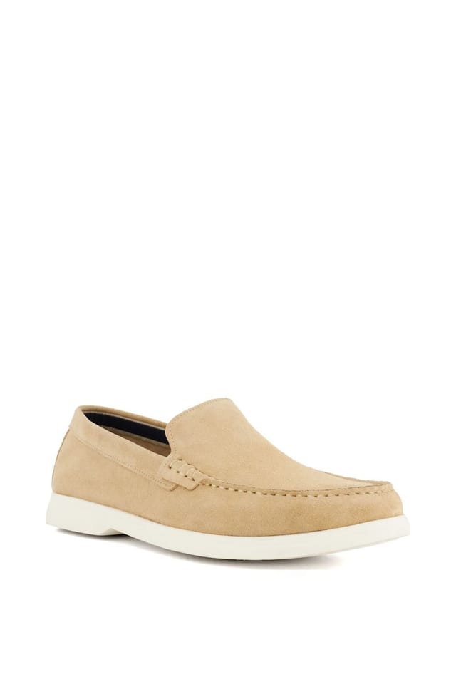 Dune London Dune London Men's 'Buftonn' Suede Loafers in Natural - 2