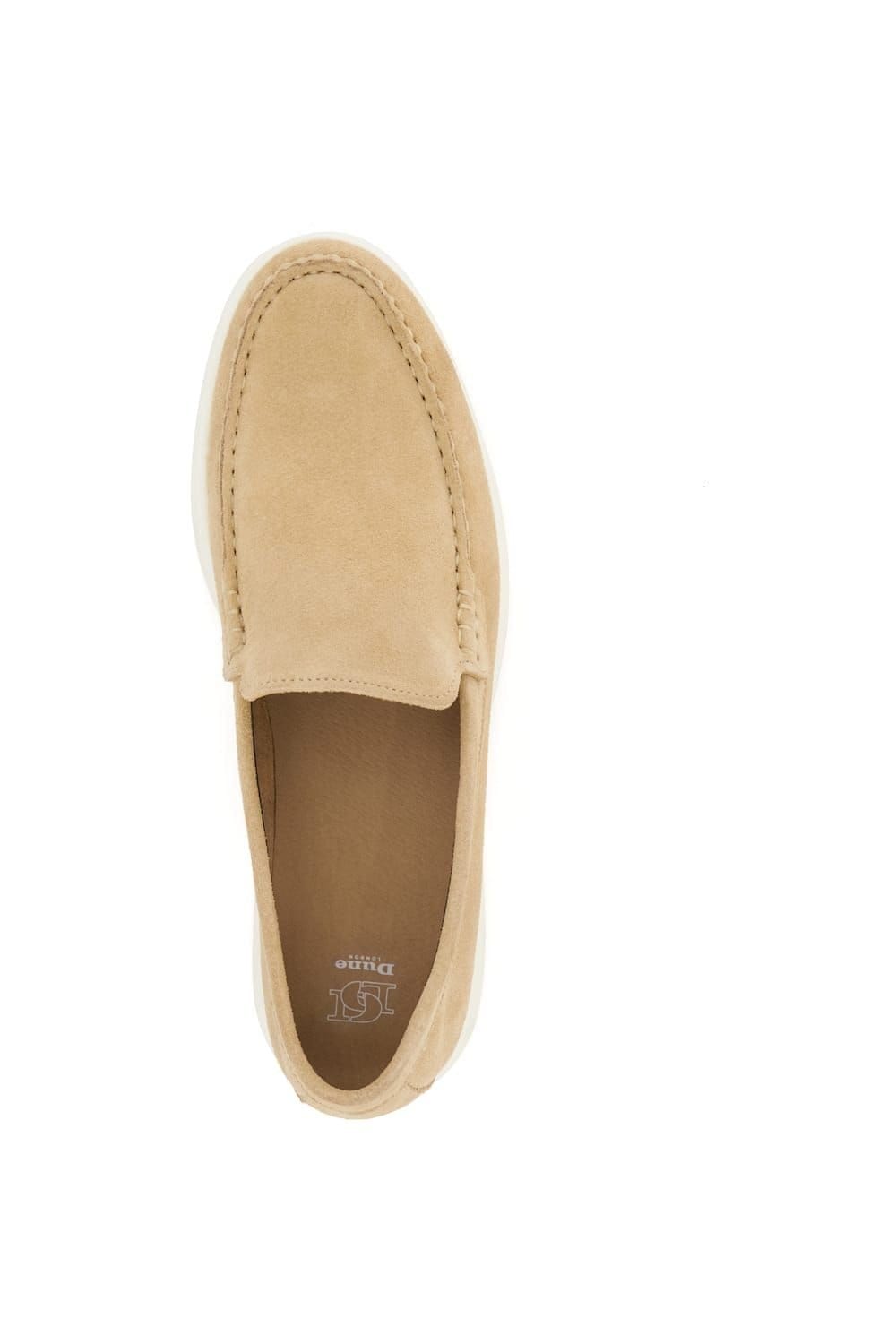 Dune London Dune London Men's 'Buftonn' Suede Loafers in Natural - 4