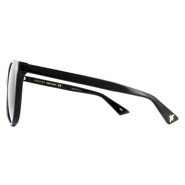 Gucci Gucci Women's Round Black Grey Gradient Sunglasses - 3