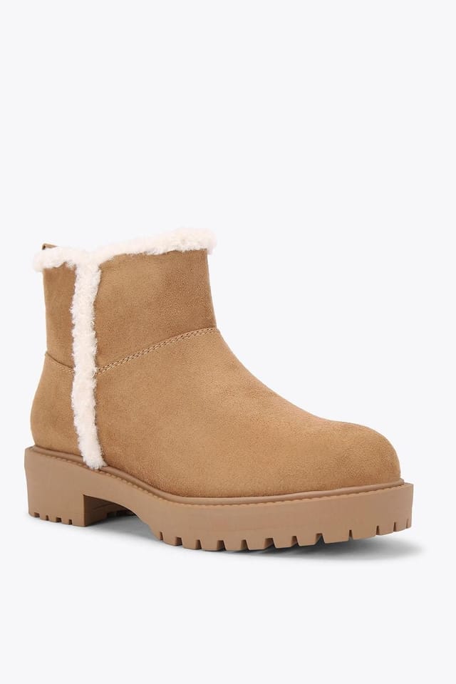 Carvela Carvela Women's 'Cosy Ankle' Fabric Boots in Tan - 2