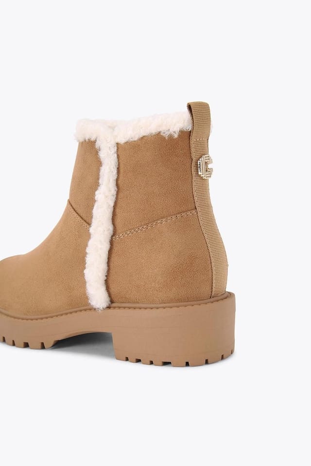 Carvela Carvela Women's 'Cosy Ankle' Fabric Boots in Tan - 3