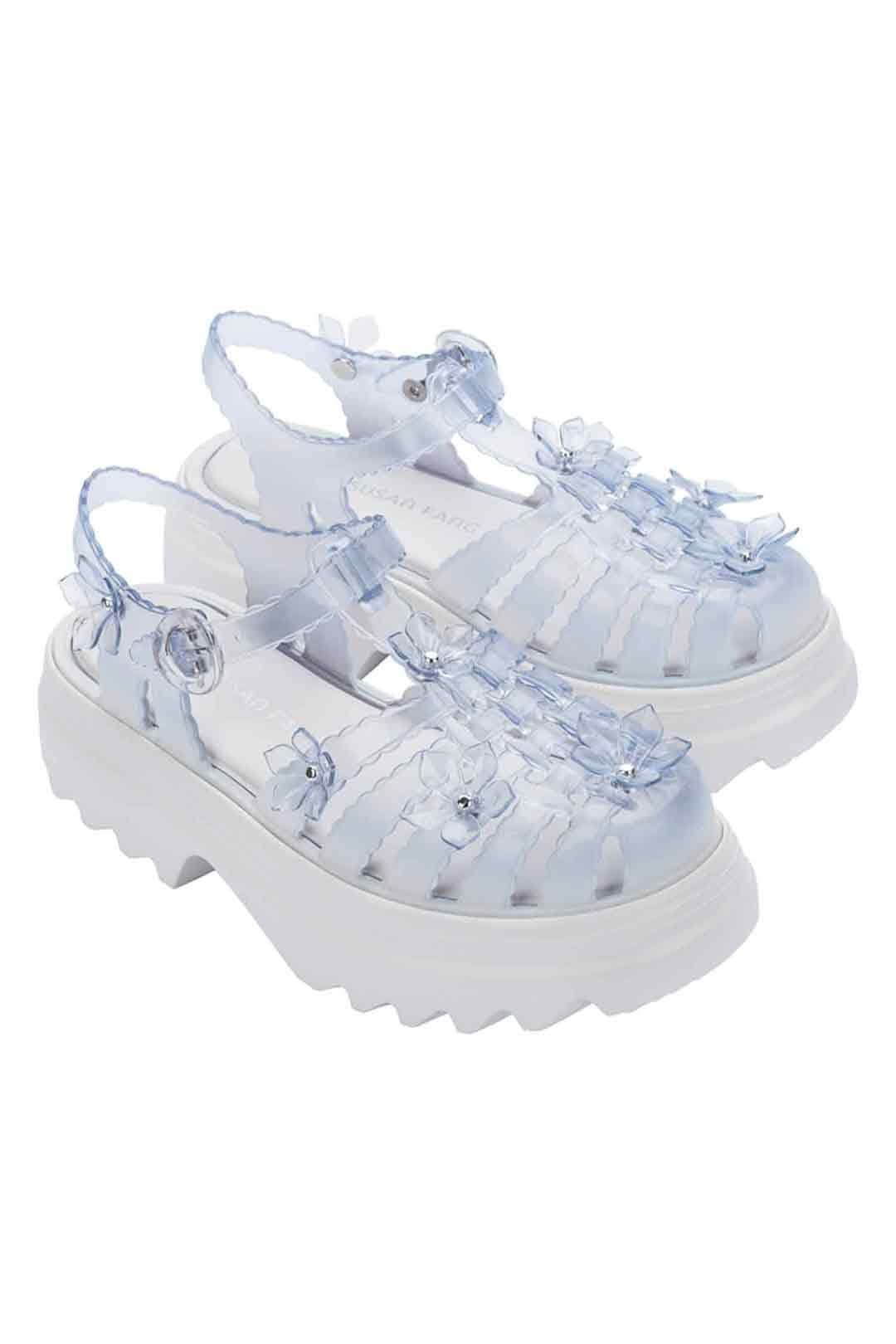 Melissa Shoes Melissa Shoes Women's Possession Platform Sakura x Susan Fang in White - 4