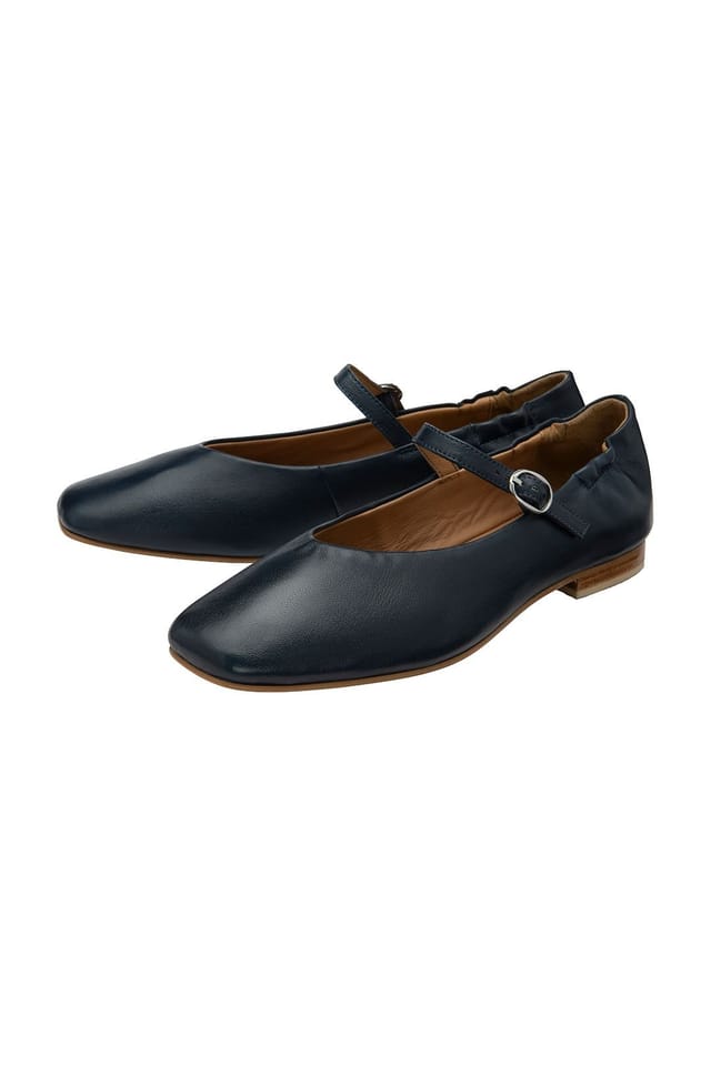 Ravel Ravel Women's 'Lanton' Leather Mule Sandals in Navy - 2
