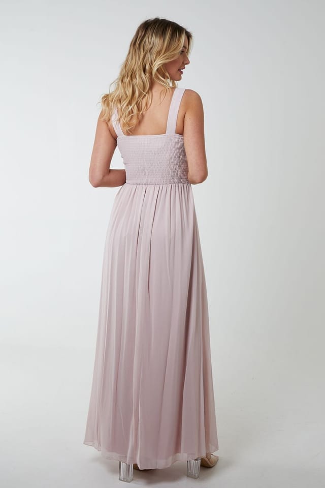 Blue Vanilla Blue Vanilla Women's Embellished Maxi Dress in Pink - 2