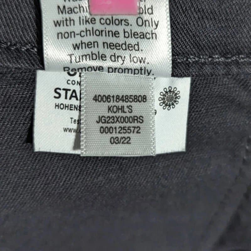 SO So Twill Cargo Joggers, Juniors Size 9/29", Black