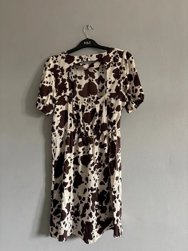 New Look cow print dress - 1
