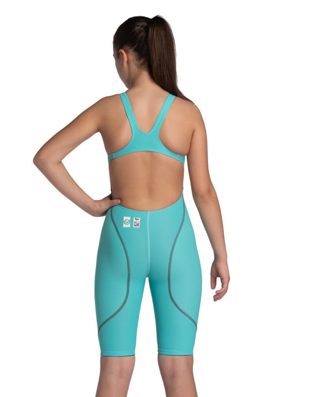 Arena Arena Women's Powerskin ST NEXT Open Back - Aquamarine Blue in Aqua - 2