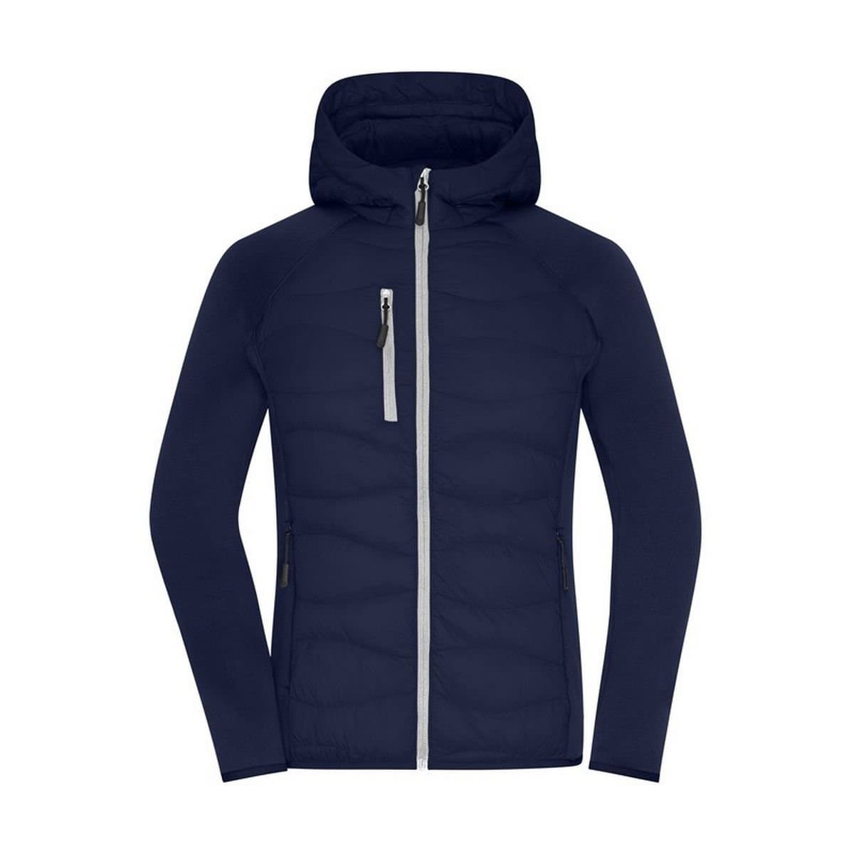 James and Nicholson James and Nicholson Women's Hybrid Jacket in Mid Navy