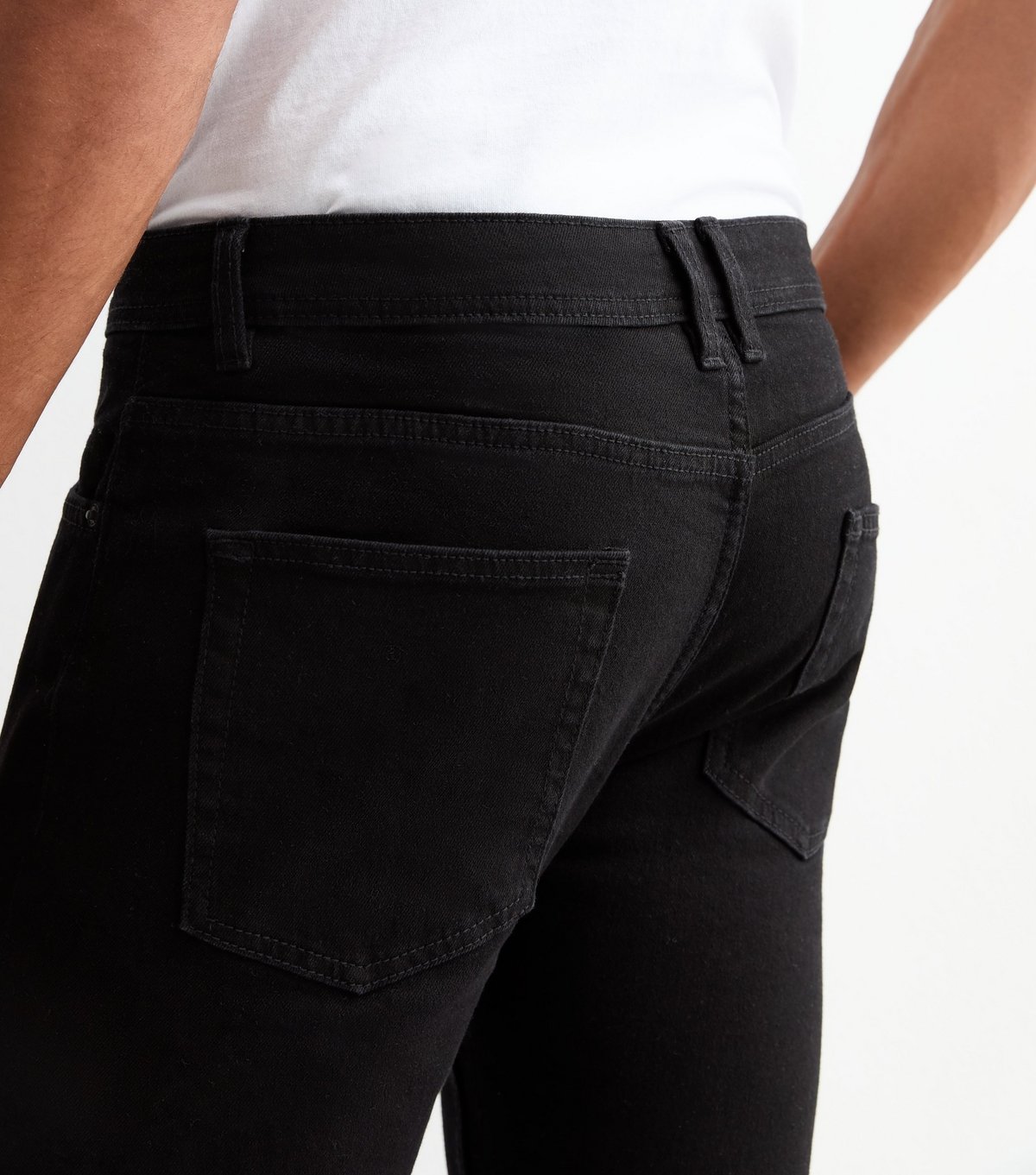 New Look Men's Black Slim Jeans New Look - 2